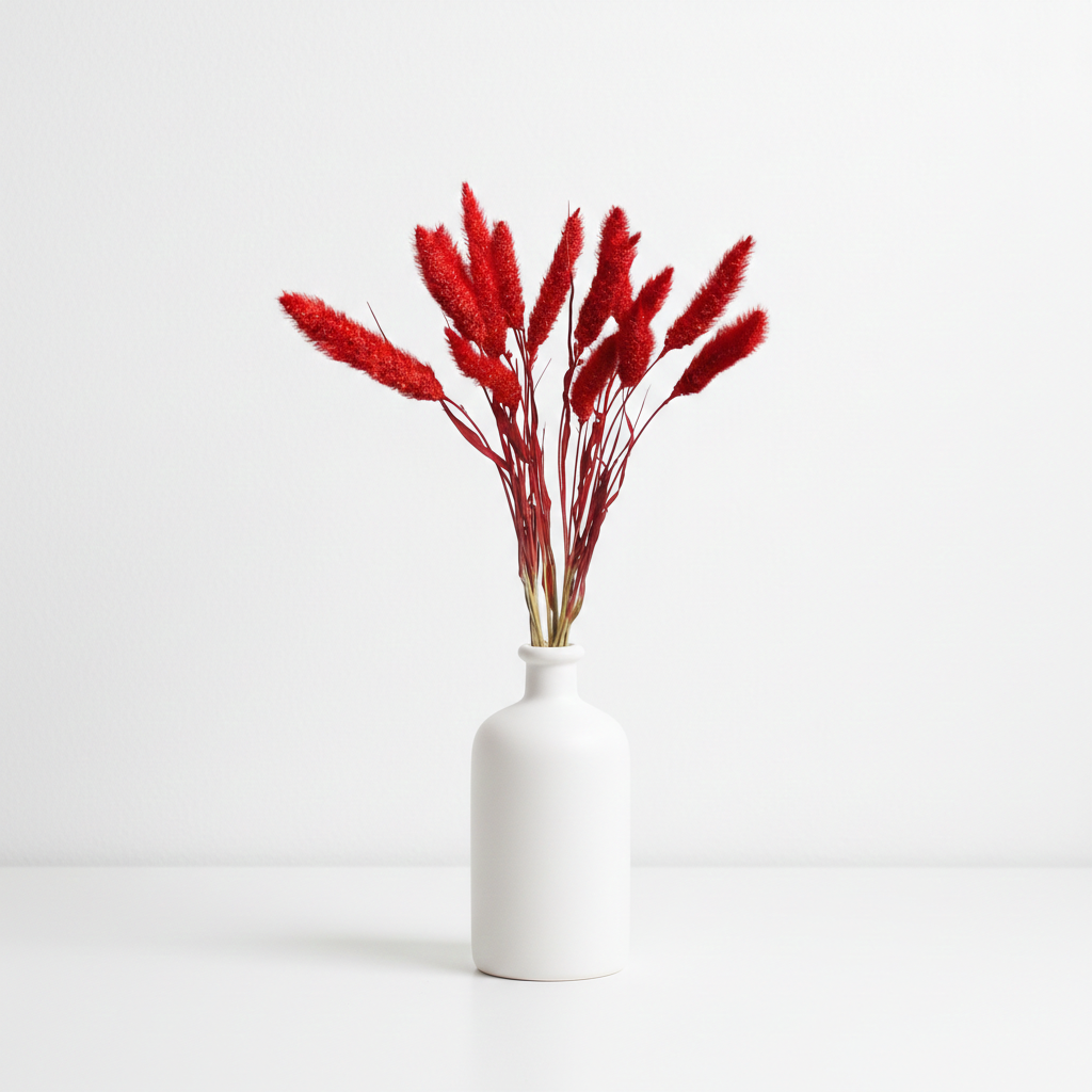 Sušená Setaria červená, ideální pro rustikální a elegantní aranžmá